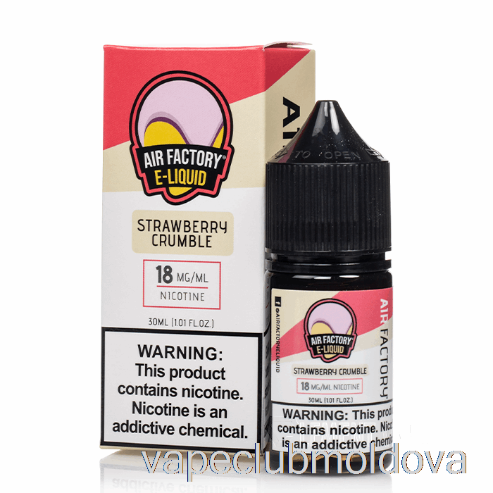 Kit Vape Pod Crumble De Căpșuni - Săruri De Fabrică De Aer - 30ml 36mg